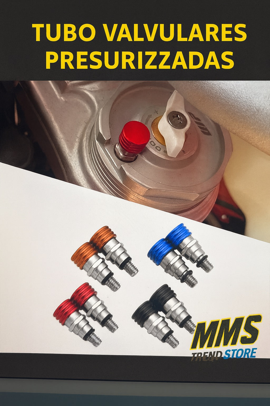 Válvulas de purga de aire de horquilla M4x0.7