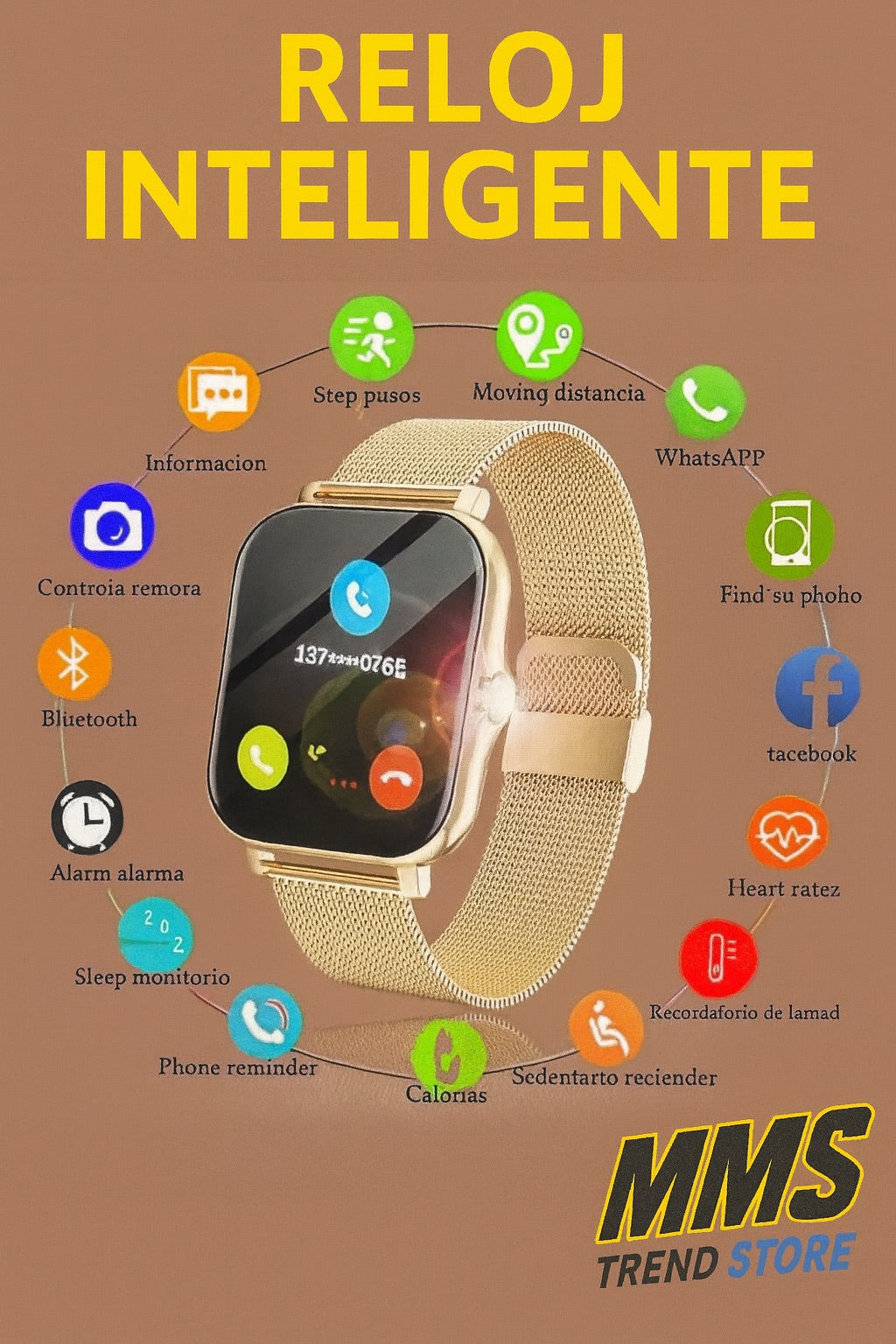 Reloj inteligente deportivo Xiaomi 2025 para hombre y mujer