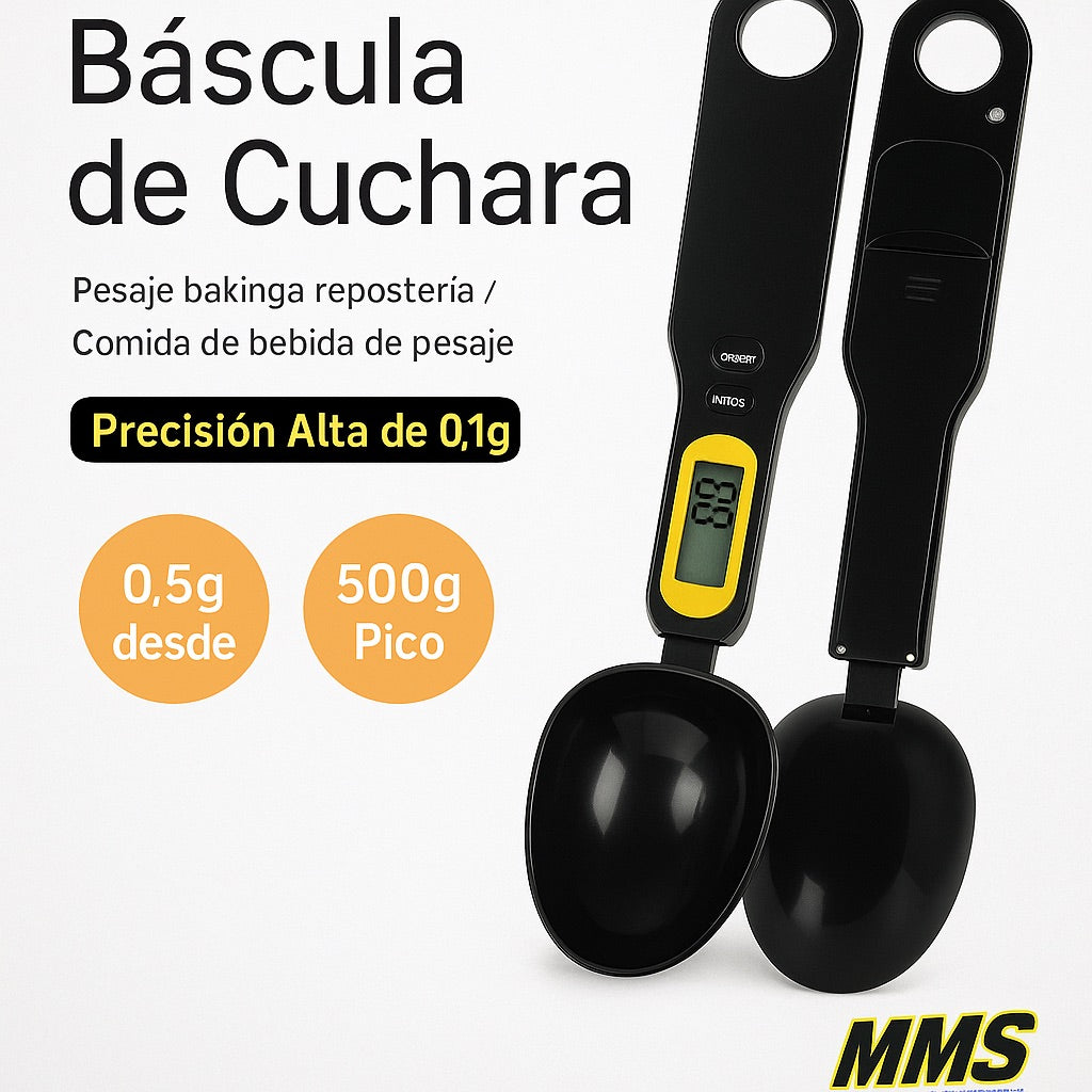 ✨ Cocina como un profesional: mide azúcar, café, especias y suplementos con precisión absoluta (0,1 g). ¡Rápida, práctica y portátil!