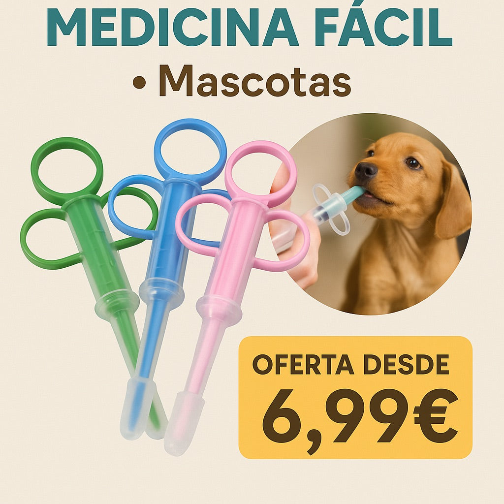 Siringa dosificadora para mascotas – Administrador de pastillas y líquidos para perros y gatos