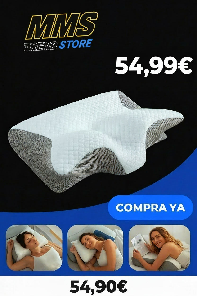 1pc Memory Foam Cervical Pillow Neck Protection Slow Rebound Memory Pillow Butterfly Shaped Cervical Neck Sleep care healthy