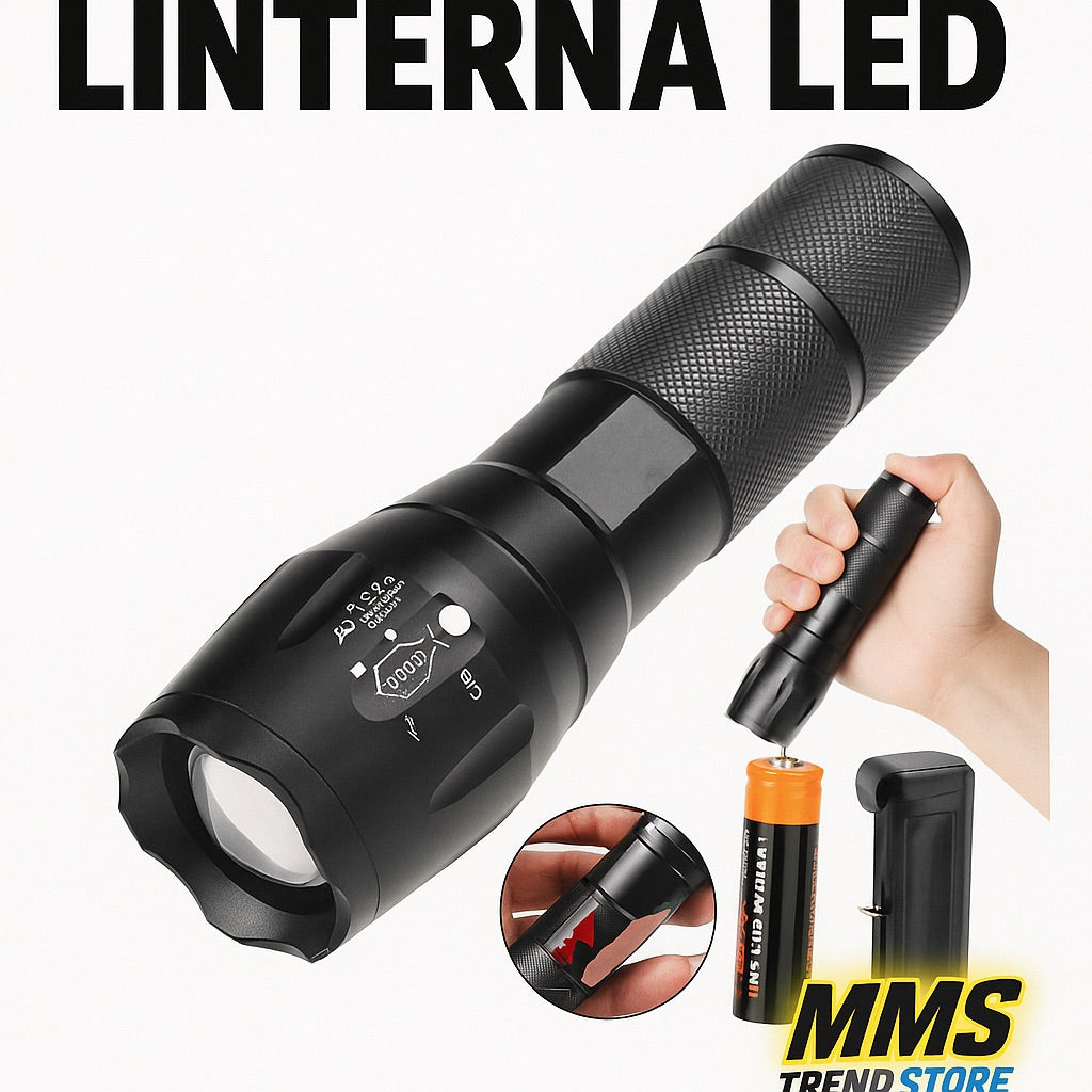 Linterna LED T6 de alta potencia para camping