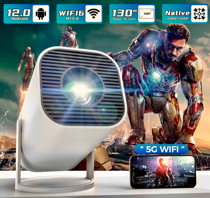 MINI PROIETTORE PORTATILE-CINEMA OVUNQUE