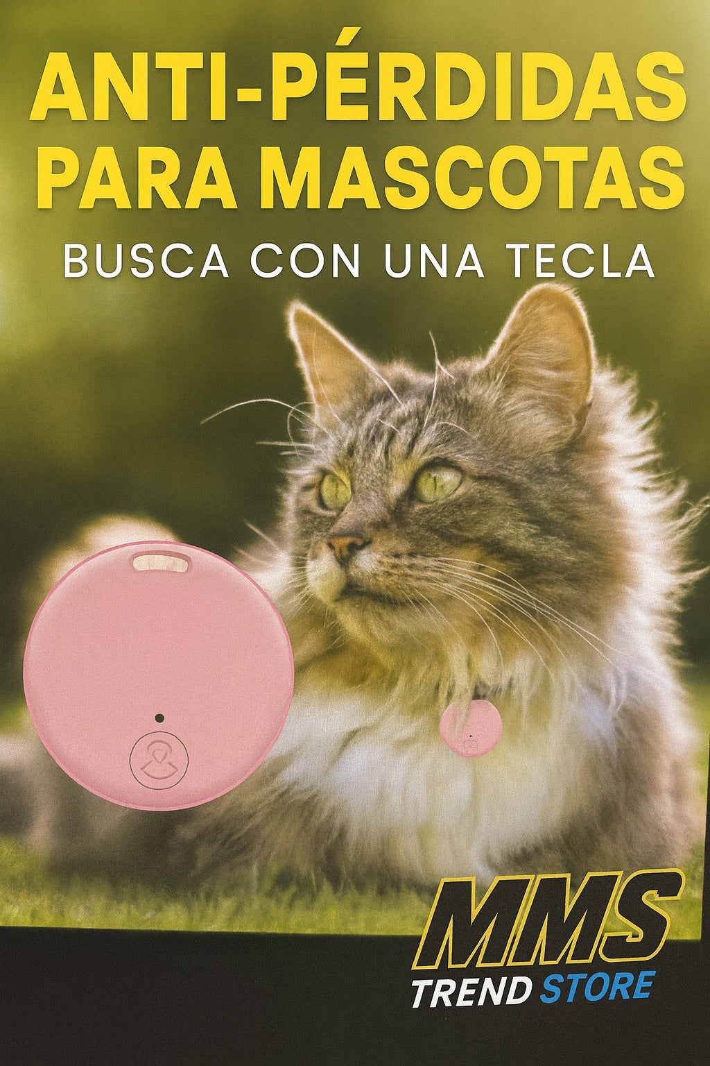 Mini dispositivo rastreador GPS antipérdida