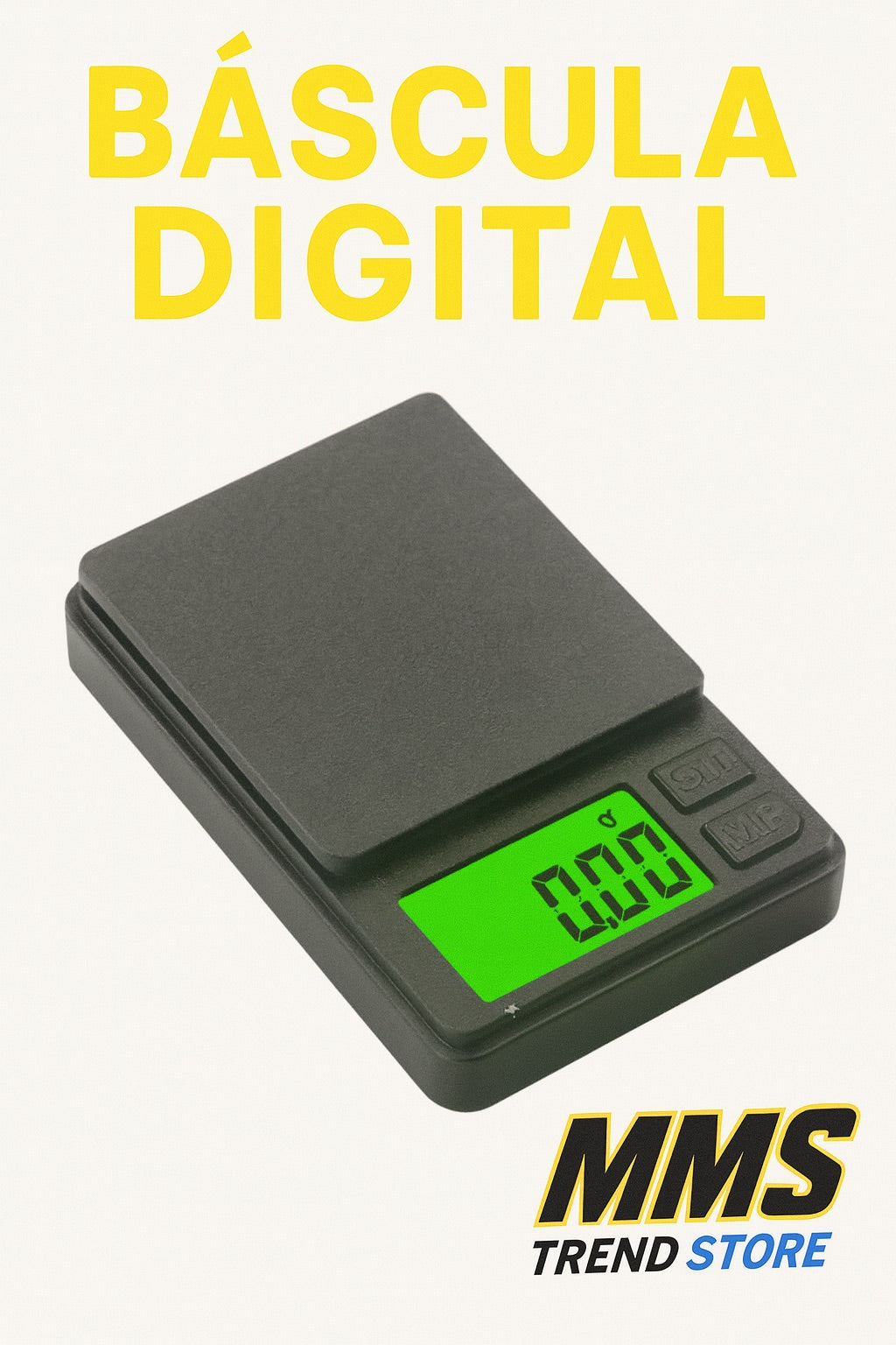 Mini báscula digital de bolsillo 500 g / 0,01 g con pantalla LCD