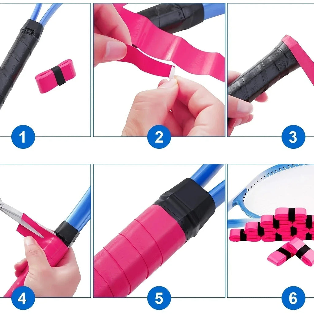 12 cintas de agarre antideslizantes para raquetas de tenis y Padel