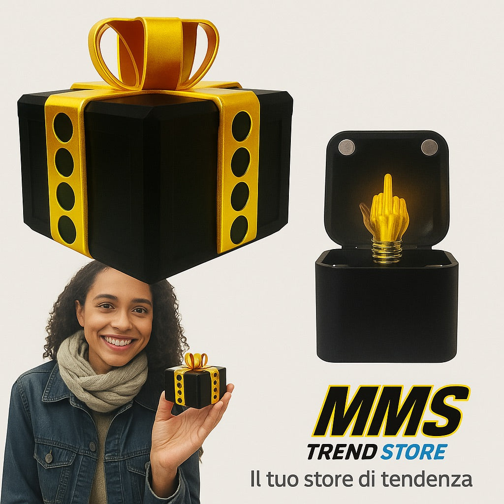 Regalo broma con dedo medio