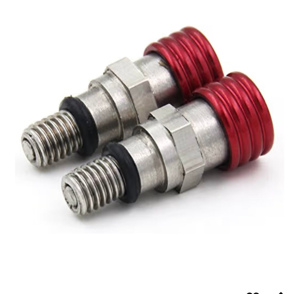 Valvole spurgo aria forcella moto 8mm universali