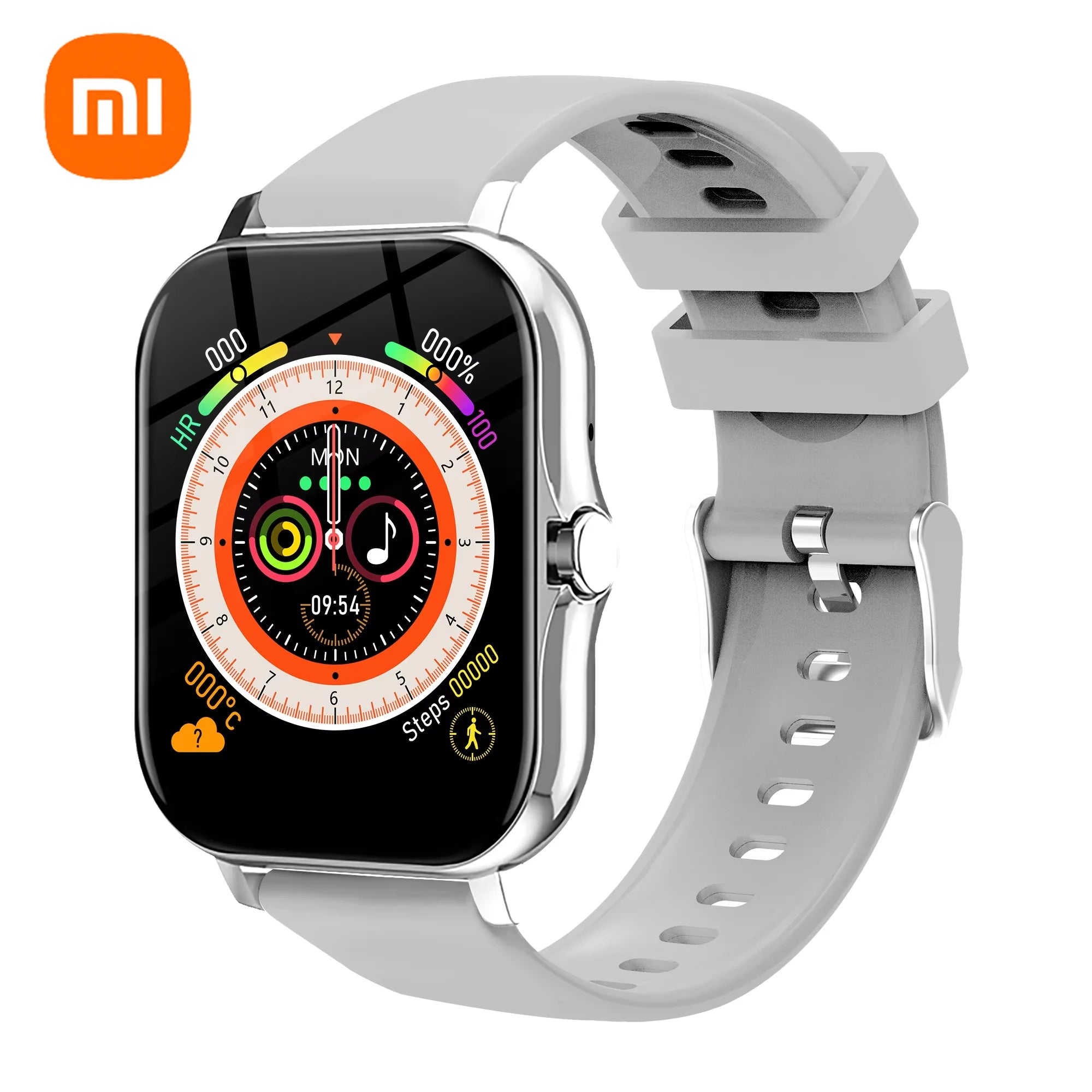 Xiaomi - Nuevo reloj inteligente para mujer, hombre y mujer, regalo, deportivo, fitness, monitor de ritmo cardíaco, resistente al agua, para teléfonos Android e iOS.