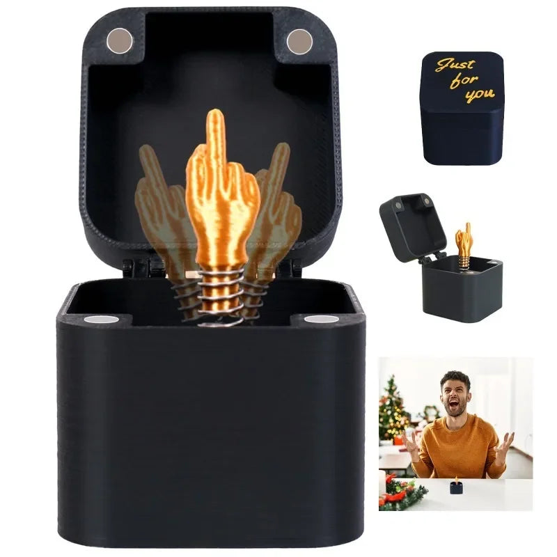 Regalo broma con dedo medio