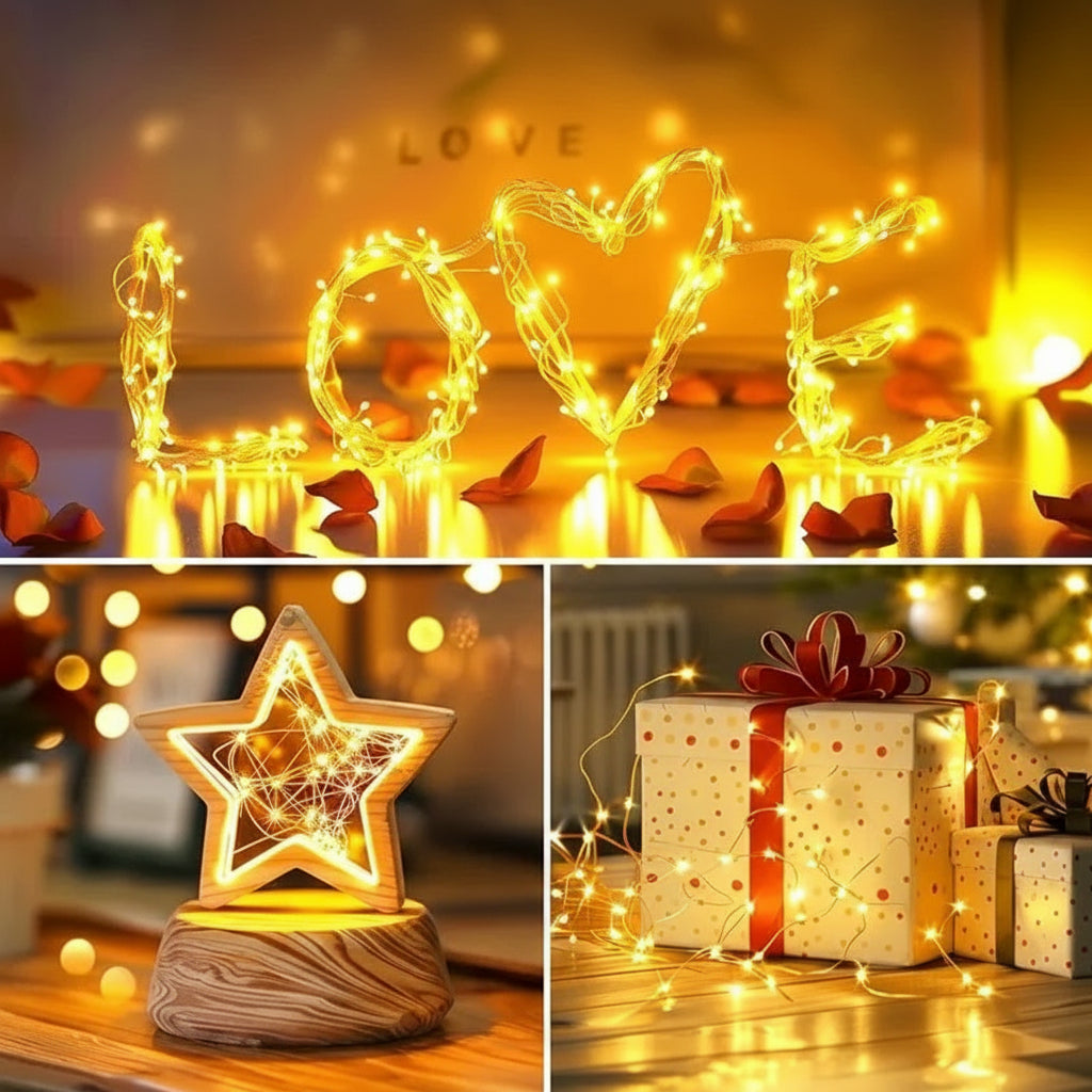 Guirlanda de luces LED navideña