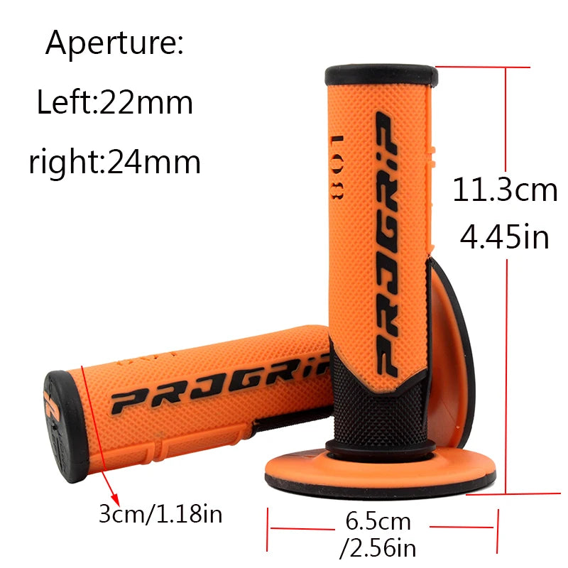 Puños motocross enduro 22/24 mm varios colores