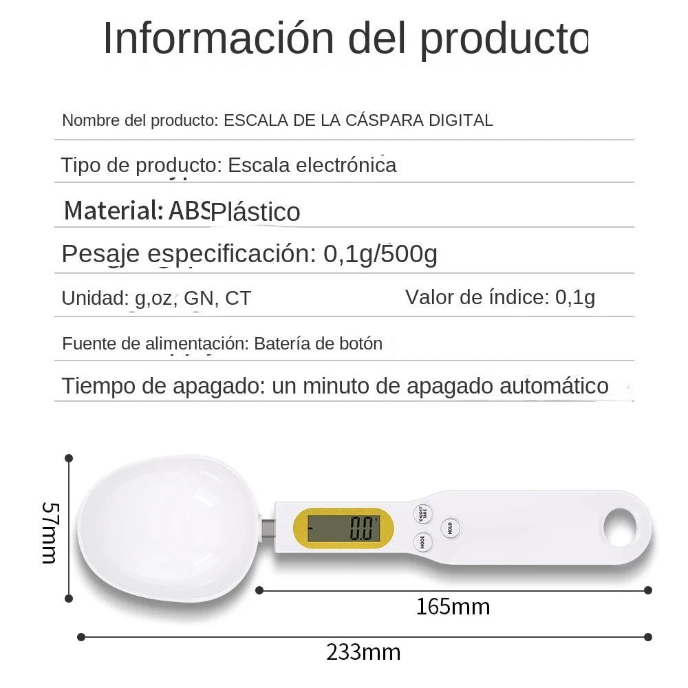 ✨ Cocina como un profesional: mide azúcar, café, especias y suplementos con precisión absoluta (0,1 g). ¡Rápida, práctica y portátil!