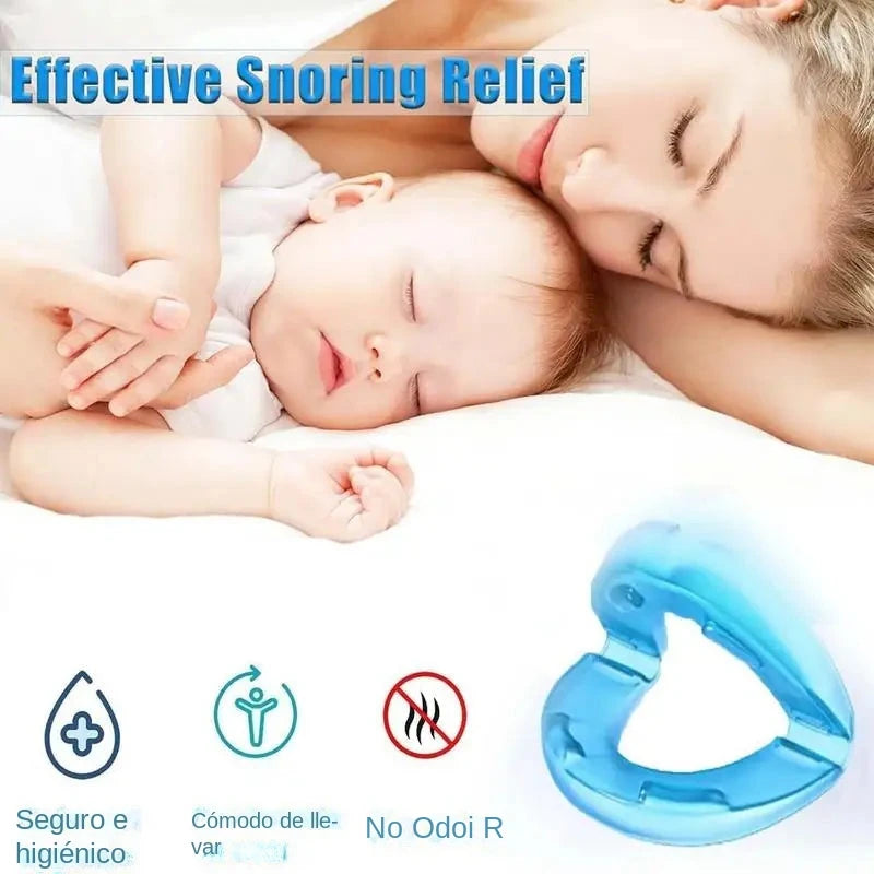 😴 Dispositivo Antirronquidos de Silicona – Descanso Silencioso y Natura