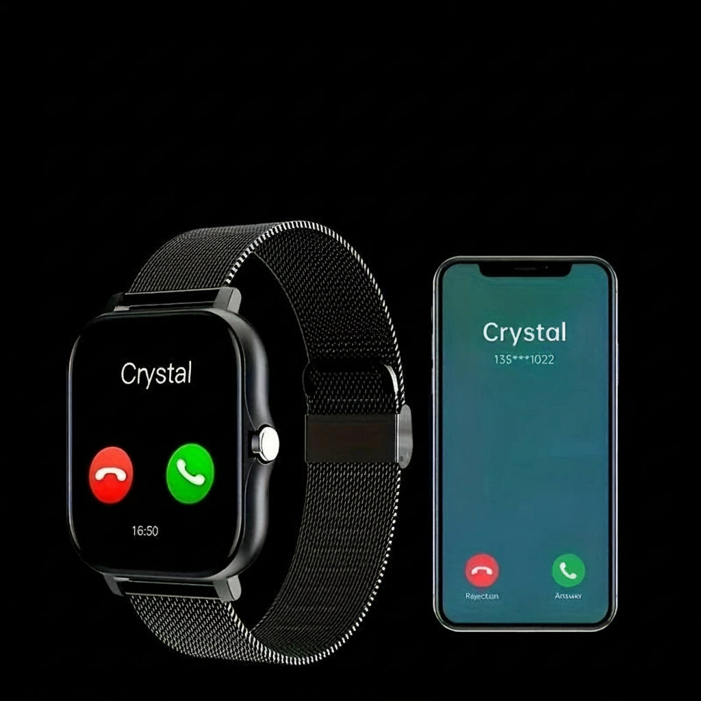 Xiaomi - Nuevo reloj inteligente para mujer, hombre y mujer, regalo, deportivo, fitness, monitor de ritmo cardíaco, resistente al agua, para teléfonos Android e iOS.