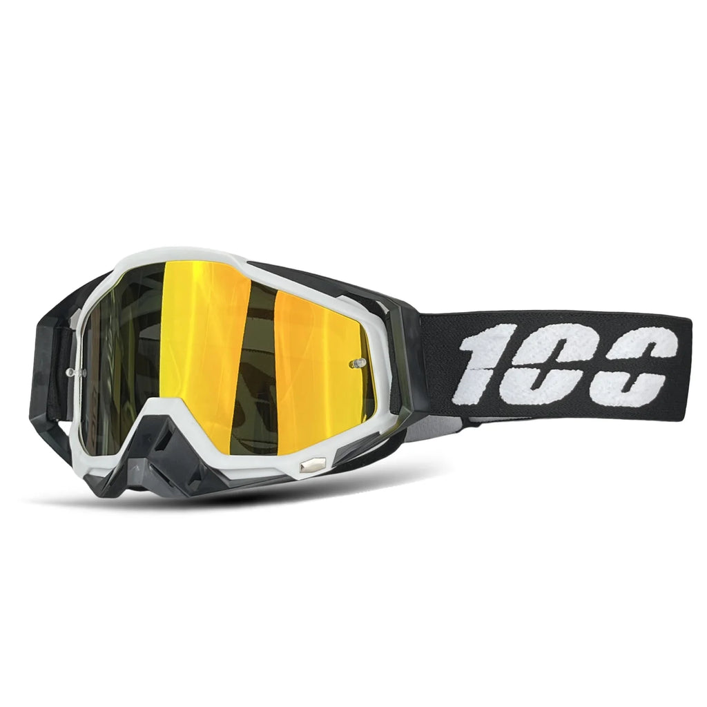 Gafas de motociclismo Hot 100, gafas de ciclismo para exteriores, todoterreno, esquí, deportes MX, ATV, motocross, carreras, gafas de bicicleta