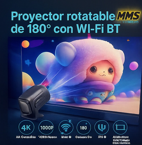 Proyector Magcubic 4K Android 11 con resolución nativa 1080P