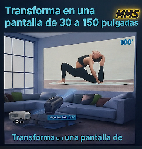 Proyector Magcubic 4K Android 11 con resolución nativa 1080P