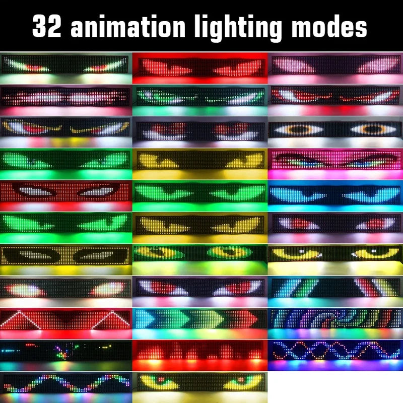 Luce LED "Devil Eyes" per Auto e Camion- Pannello animato Controll App