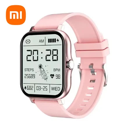Xiaomi - Nuevo reloj inteligente para mujer, hombre y mujer, regalo, deportivo, fitness, monitor de ritmo cardíaco, resistente al agua, para teléfonos Android e iOS.