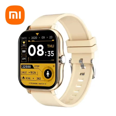 Xiaomi - Nuevo reloj inteligente para mujer, hombre y mujer, regalo, deportivo, fitness, monitor de ritmo cardíaco, resistente al agua, para teléfonos Android e iOS.