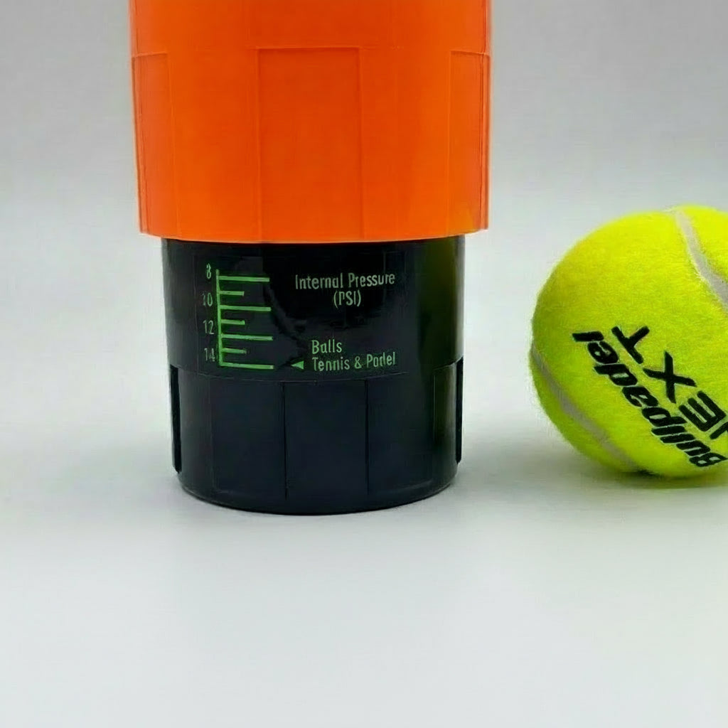Contenedor para mantener la presión de las pelotas de tenis
